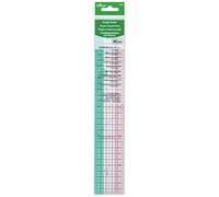 Clover Graphic Ruler 30 cm CL7702, Plastic, Colourful, 30 cm