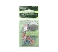 Clover Stitch Marker Rings, Multi-Colour, 1