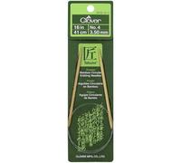Clover Takumi Bamboo Circular Knitting Needles 16-inch-Size 4/3.5mm, Other, Multicoloured, 2.5 x 9.62 x 19.95 cm
