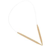 Clover Takumi Bamboo Circular Knitting Needles 16-inch-Size 8/5mm, Other, Multicoloured, 2.5 x 9.62 x 19.95 cm