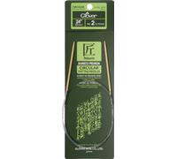 Clover Takumi Bamboo Circular Knitting Needles 24-inch, Size 2/2.75 mm