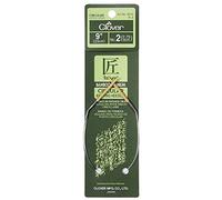 Clover Takumi Bamboo Circular Knitting Needles 9"-Size 2/2.75mm