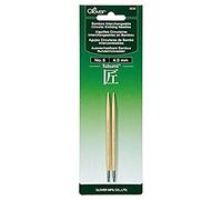 Clover Takumi Bamboo Interchangeable Circular Knitting Needles-Size 6/4mm, Other, Multicoloured, 3.27 x 8.98 x 22.95 cm