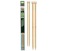 Clover Takumi Bamboo Single Point Knitting Needles 13 14-inch-Size 7/4.5mm, Other, Multicoloured, 3.16 x 5.93 x 40.65 cm