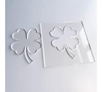 Clover Template, Clear Acrylic Template, Woodworking Router Template