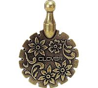 Clover Thread Cutter Pendant Antique Gold, 1
