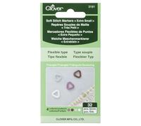 Clover Triangle Stitch Markers - 2.0 - 3.5mm Soft, Flexible & Ergonomic Design for Effortless Knitting | Easy Needle Insertion, Minimal Yarn Interference, 100% Loop & Tension Safe