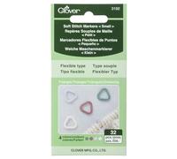 Clover Triangle Stitch Markers - 3.75-5.0mm Soft, Flexible & Ergonomic Design for Effortless Knitting | Easy Needle Insertion, Minimal Yarn Interference, 100% Loop & Tension Safe