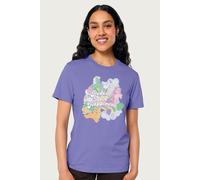 Clover Trio Peace Love Happiness My Little Pony Rleaxed Fit T-Shirt My Little Pony Violet XXL
