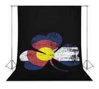 Clover with Colorado Flag Photographic Studio Photo Backgrounds Funny Photography Backdrops Photoshoot Props