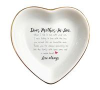 Clover89 When I Fell In Love With Your Son Ring Dish Gifts-Mother In Law Gifts From Daughter In Law-Birthday,Christmas,Mother's Day,Thanksgiving Day-Ceramic Jewelry Tray for Women,Her