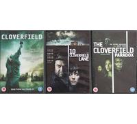 CLOVERFIELD 1-3 COMPLETE COLLECTION / 1. CLOVERFIELD / 2. 10 CLOVERFIELD LANE / 3. THE CLOVERFIELD PARADOX = ULTIMATE 3x DVD UK SET