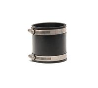 Cloverleaf 3" Rubber Coupling - Black - 3 Inches - Coupling - HARDWARE_CLAMP_VISE