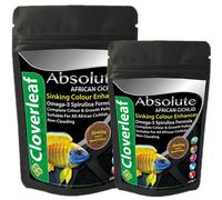 Cloverleaf 350g Absolute African Cichlid 54% Protein Colour Enhancing Sinking Pellets Food