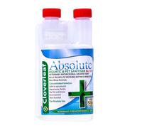 Cloverleaf Absolute Aquatic & Pet Sanitiser BC-50+ Concentrated Disinfectant Cleaner for Aquariums, Ponds & Pet Equipment, Non-Rinse Hygiene Solution, Kills Bacteria (500ml)
