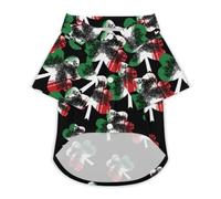 Clovers Italy Flag Funny Pet T-Shirt Soft Short Sleeve Button Down Dog Clothes for Cat Puppy
