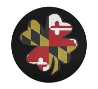 Clovers Maryland Flag Wooden Jigsaw Puzzles for Adults Brain-Teasing Game Idea Puzzle Gift for Unisex