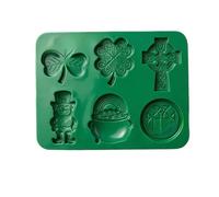 Clovers Mold for Chocolate Candies and Cupcakes Chocolate Kitchen Baking Essential Irish Party Baking Molds