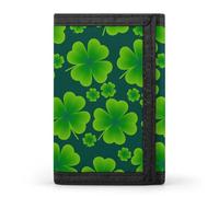 Clovers to The Day St. Patrick's Day Wallet for Men Trifold Wallets Credit Card Holder Minimalist Front Pocket for Women
