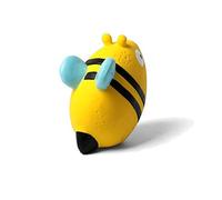 CloverU Dog Squeaky Toys Safe Latex Rubber Dog Chew Molar Toy Interactive Toy for Puppy Small Medium Dogs (Bee)