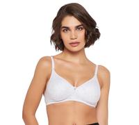 Clovia Women's Multi Position Half Cup Cotton Lightly Padded Non-Wired Bra