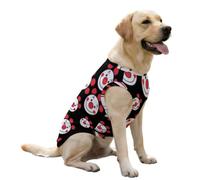 Clow Face Dog Clothes Ice Silk Sleeveless Pet Vest Breathable Shirts for Large Dogs Cat 2XL