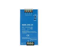 Cloweit NDR 240W 24V 48V Industrial DIN Rail Type Single Group Output Transformer 240VAC Switching Power Supply(NDR-240W-48V)
