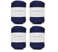 Clowex Polyester Soft Macrame Glitter, 2.5mm x 764 Yard Shiny Sparkle Macrame Cord, Metallic Tinsel String for DIY Craft, Carpet, Packing, Gift Wrapping, Crochet and Knitting