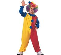 Clown Costume Child Age 8-10 Years Fancy Dress Costume Wig NOT Included
