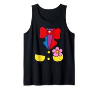 Clown Costume Tuxedo Halloween Carnival Circus Tank Top
