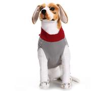 Clown Dog Sweater Pullover Acrylic Size L for Christmas Party
