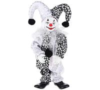 Clown Doll Clown Model Porcelain Doll Circus Props Delicate Arts Crafts for Home Decoration Desk Ornaments - Style C