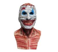 Clown Face Cover Halloween Skull Double-Layer Clown Latex Headgear