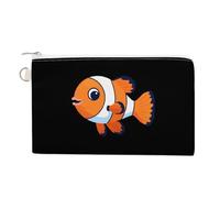 Clown Fish Coin Purse Cute Change Pouch Wallet Clutch Bag with Zip