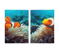 Clown Fish Passport Card Holder Travel Passport Covers Case Pu Passport Book Cover Passport Wallet Cover Case Passport Protective Cover Unisex Passport Protector, style, 20.3x13.8cm
