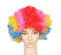 Clown Funny Head Curly Wig-Fluffy Clown Cap-Cosplay Anime Wigs Halloween Party Props For Unisex Clown Curly Wig-fluffy Clown Funny Head For Halloween Parties