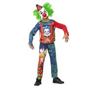 Clown Halloween Costume Set Smiffys Multi 4-6 Years
