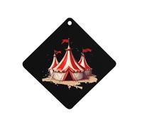 Clown Lion Fire Ring Acrobat Car Air Fresheners Scent Cards Rhombus