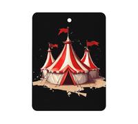 Clown Lion Fire Ring Acrobat Car Air Fresheners Scent Cards Square