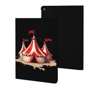 Clown Lion Fire Ring Acrobat Tablet Case Compatible with ipad 2019/2020/2021(10.2in) Protective Case Cover Tablet Stand Cover