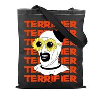 Clown Merch Killer Slasher Inspired Movie Tote Bag for Horror Movie Lovers Scary Clown Fans Gift Horror Gift (Terri 2 Tote)
