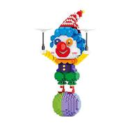 Clown Mini Building Block Set, 1074 PCS Ideas Construction Bricks Model Toy, DIY Creative Clown Architecture Building Kit, Construction Bricks Not Compatible with Main Brands