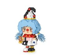 Clown Mini Building Block Set, 690 PCS Ideas Construction Bricks Model Toy, DIY Creative Clown Architecture Building Kit, Construction Bricks Not Compatible with Main Brands
