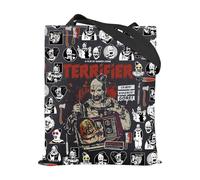 Clown Movie Merchandise Tote Bag Horror Movie Fans Gifts Halloween Scary Clown Shopping Bag Spooky Season Gift (TERR Tote)