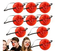 Clown Nose - Light Up Red Clown Nose, Red Clown Nose, Battery Operated Cosplay Noses Dress Up Props, Red Circus Clown Nose Adult Costume Accessory for Dress Up, Halloween, Christmas