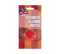 Clown Nose - Red Sponge Costume Nose, Fun Party Accessory (164)