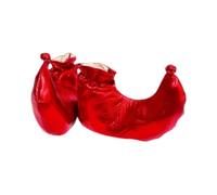 Clown Shoes Covers Adults Funny Party Cosplay Footwear Holiday Costume Accessories- Red