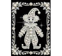 Clown Special Shaped DIY Partial Drill Diamond Art Pearl Painting Kit for Adults Beginners Home Decor Art Craft Pearl 30x40cm