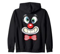 Clown Suspenders Carnival Costume Clown Costume Carnival Zip Hoodie