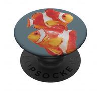 Clownfish Reef Duo - Ocean Conservation Tropical Marine Life PopSockets Adhesive PopGrip